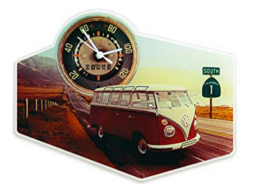 Brisa Vw Collection - Reloj De Pared Para Volkswagen Samba B