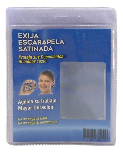 Escarapela Satinada Tipo Documento 14 X 9.2 Cm X 100 Und