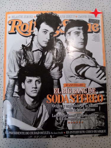 Revista Rolling Stone El Big Bang De Soda Stereo.