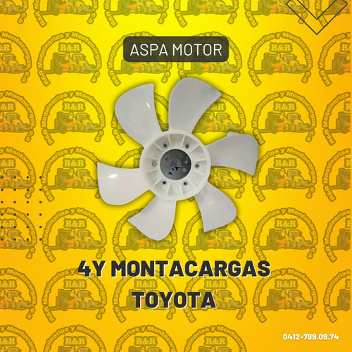 Aspa Motor 4y Montacargas Toyota