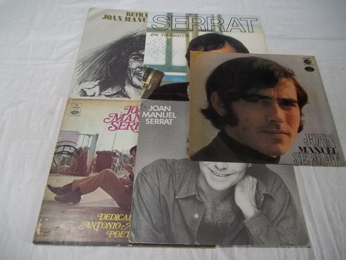 Lote Lp Vinil C/ 5 Discos - Joan Manuel Serrat