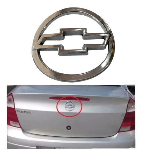 Emblema Trasero Logo Chevrolet Corsa Sedan 2003 2008