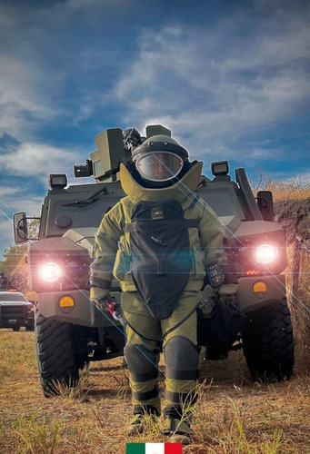 Placa Desactivador De Explosivos Del Ejército Mexicano