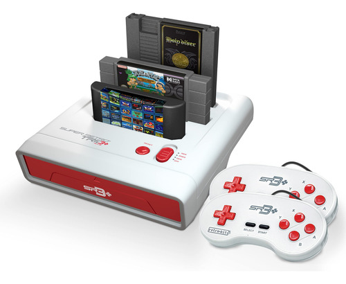 Sistema De Consola 3 En 1 Retro-bit Super Retro Trio Hd Plus