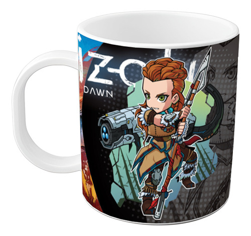 Taza Horizon Aloy Videojuego Gamer Plastico