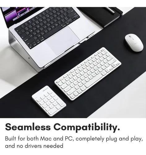 Teclado Numérico Bluetooth Macally 18 Teclas Inalámbrico