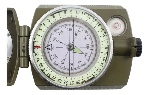 Imagem 7 de 10 de Bússola Militar Tática Metal Profissional Com Capa - Znz-2