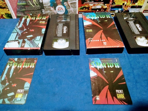 Coleção Spawn Vhs Completo Com Manuais (Usado)