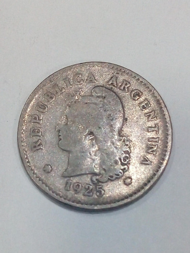 Moneda De 10 Centavos Argentina Año 1925