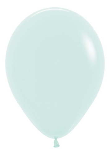 Globos Látex Sempertex R9 Pastel Mate Verde X50 Unidades