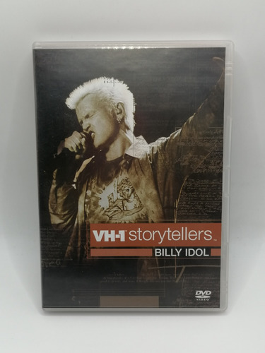 Billy Idol Vh1 Storyteller Dvd Importado 2002