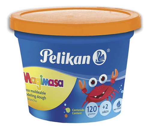 Masa Modelar Pelikan Magimasa Naranja 120gr