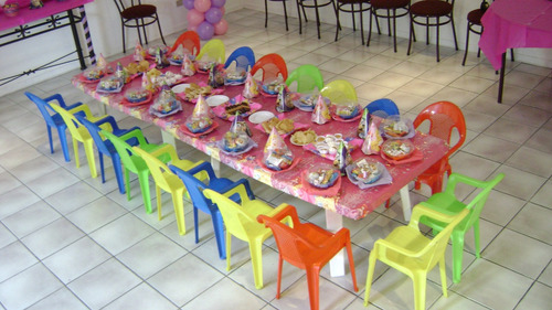 Arriendo Sillas,mesas Y Inflables Para Cumpleaños Infantiles