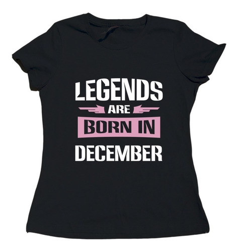 Imagen 2 de 3 de Legends Are Born / Playera Regalo / Cumpleaños