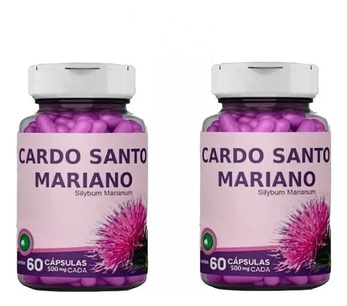 Cardo Mariano Silimarina X2 60 Caps 500mg (120 Total)