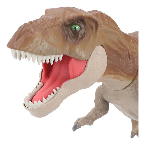 Simulación De Modelo De Dinosaurio Vívida Pintada A Mano Tra
