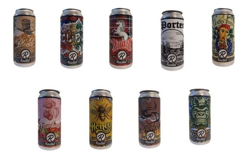 Pack X12 Surtido - Latas 473cc - Cerveza Radal