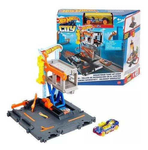 Hot Wheels Pista Taller De Reparaciones Mattel