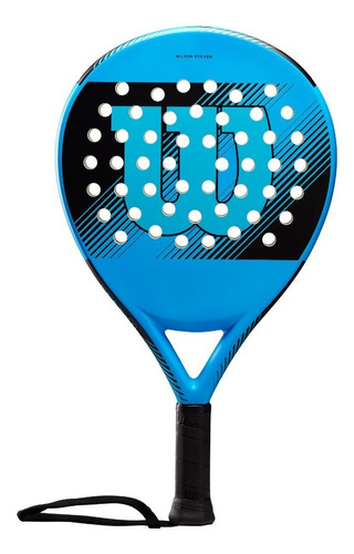 Pala De Pádel Raqueta Wilson Striker Paddle Color Negro/Azul