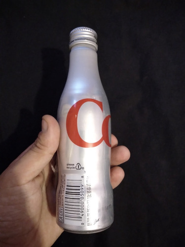 Botella Metalica Coca Cola Diet Cerrada Año 2015