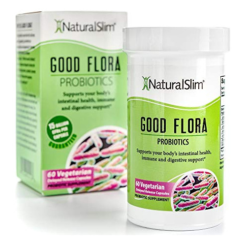 Naturalslim Good Flora Suplemento Probiotico Para Hombres Y