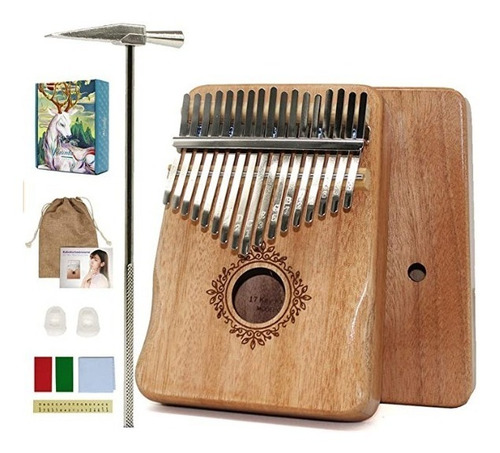 Kalimba - Piano De Pulgar De 17 Teclas Con Instrucciones