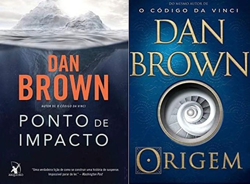Kit 2 Livros Dan Brown Ponto De Impacto + Origem, De Dan Brown. Editora Arqueiro Em Português