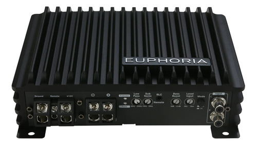 Amplificador de Audio Para Automóvil Euphoria By DB Drive EA1.1200 EA Series Clase D Monoblock 1 Canal 1200 Watts Color Negro