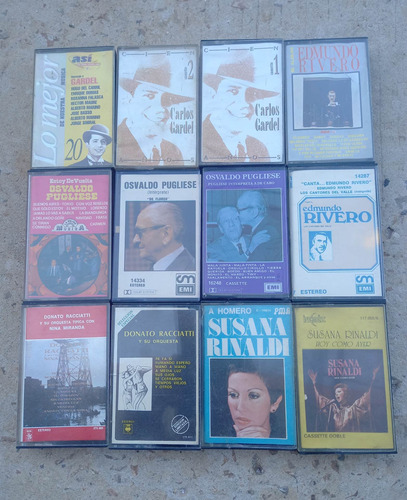 Precio X 10 Cassettes De Tango A Eleccion - Ver Descripcion