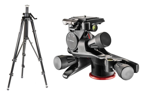 Manfrotto 475b Pro Geared TriPod With Geared Column & Xpro G