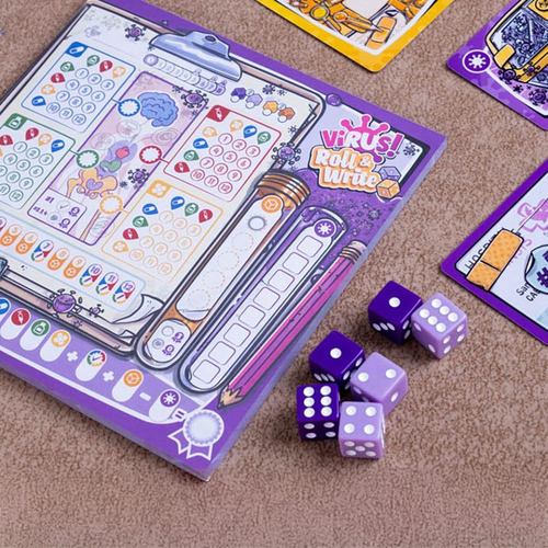Virus Roll & Write - Juego De Mesa - En Español / Diverti