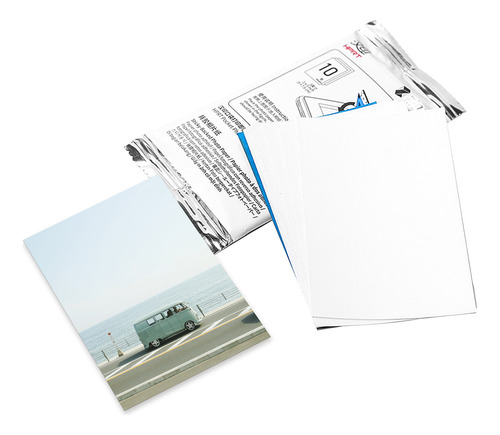 Hprt 10 Hojas De Papel Adhesivo P 2x3 Para Impresora Portáti