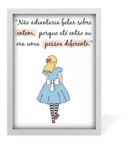 Posters & Quadros Alice no país das maravilhas em