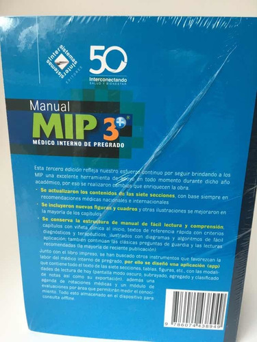 Manual Mip 3 Médico Interno De Pregrado Libro Original Nuevo