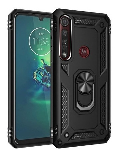 Funda Protectora Para Motorola One Macro + Cristal 21d