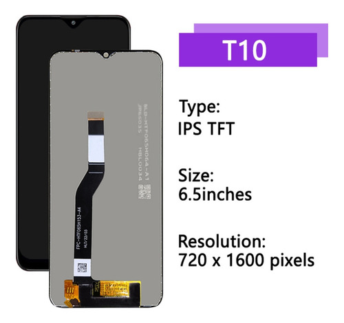 Pantalla Táctil Lcd Para Wiko T10 W-v673-01 W-v673-02