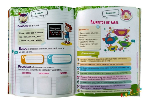 Libro Didáctico Descubro Y Aprendo Lectoescritura
