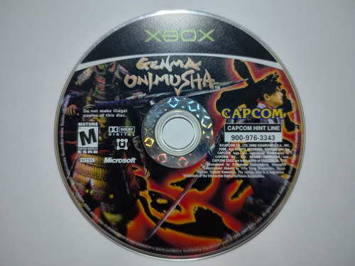 Genma Onimusha Xbox Clásico Original Físico Funciona 