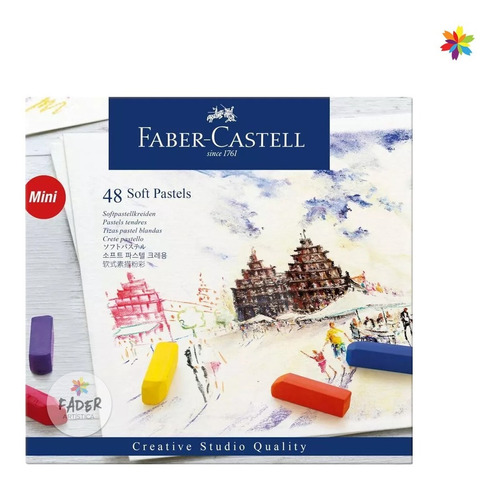 Pastel Tiza Faber Castell Studio X 48 Mini