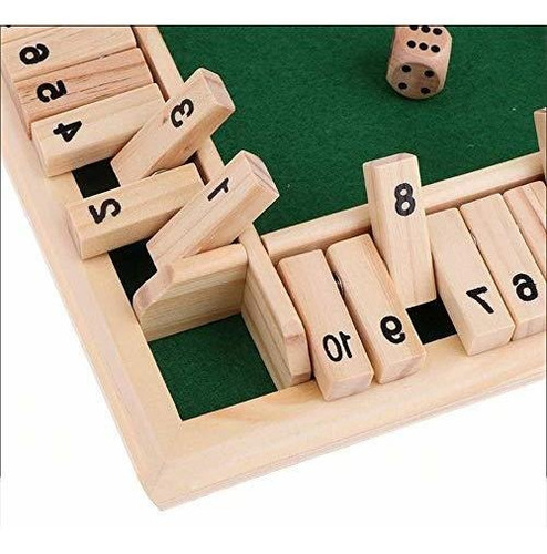 Juego De Mesa De Madera Para 4 Jugadores, Juego De Mesa De