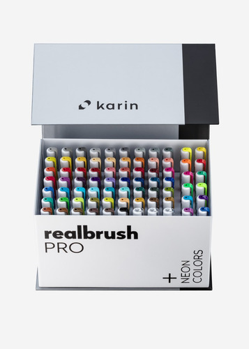 Karin Markers Realbrush Pro Megabox 75pz True Brush