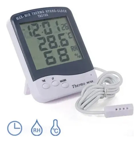 Medidor Digital Tds Conductividad+ Termohigrometro Con Sonda