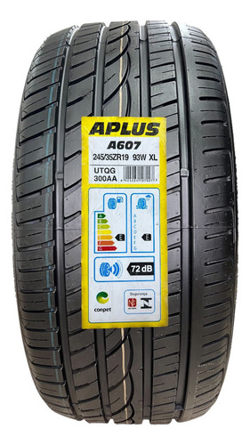 Kit 2 Pneus 245/35r19 93w Xl A607 Aplus Aro 19