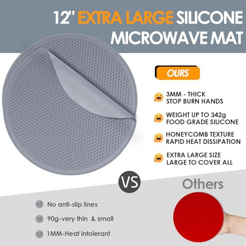 Tapete De Silicona Multiusos De 12 Pulgadas, Como Tapete De
