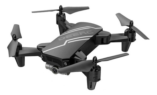 Mini drone DeeRC D20 con cámara HD negro 2 baterías