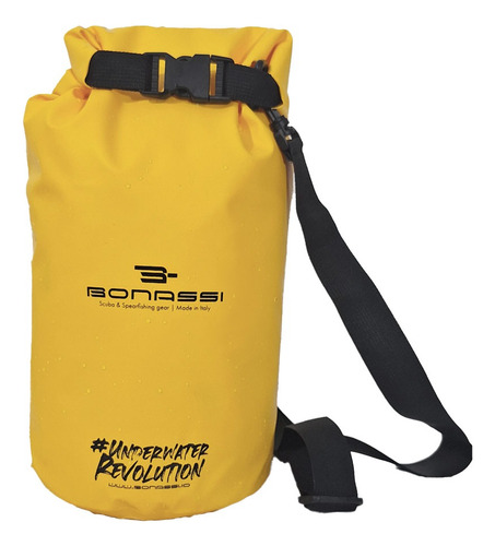 Bonassi Bolsa Seca Mochila Impermeable De 10 Litros Dry Bag Color Amarillo