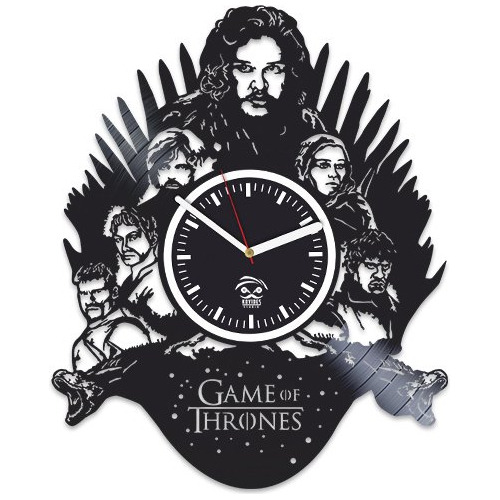 Kovides Game Of Thrones, Movie , Reloj De Disco De Vinilo