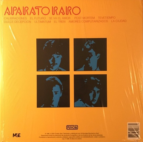 Aparato Raro  Aparato Raro Vinilo Color Disc  