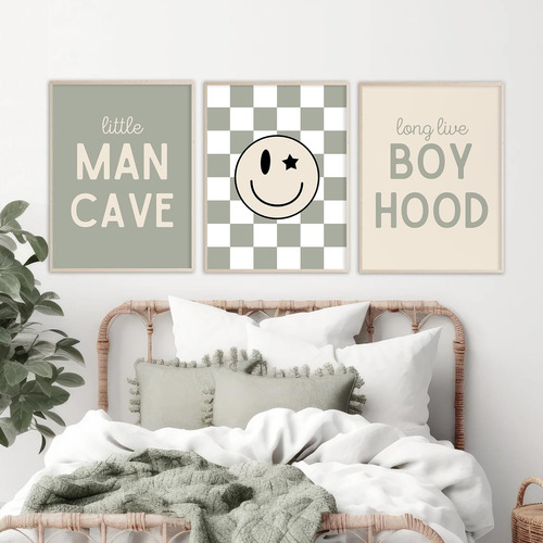 Arte De Pared Long Live Boyhood Para Guarderia, Lienzo Para