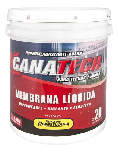 Impermeabilizante Blanco Canatech X 20 Kg